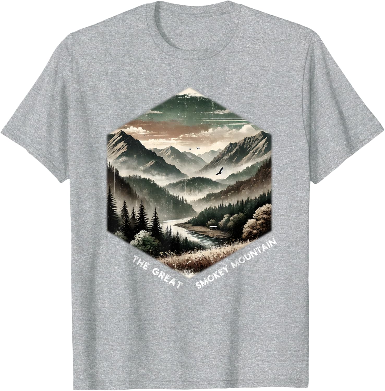 Smoky Mountains Vintage Graphic T-Shirt for Nature Lovers and Adventurers - 20