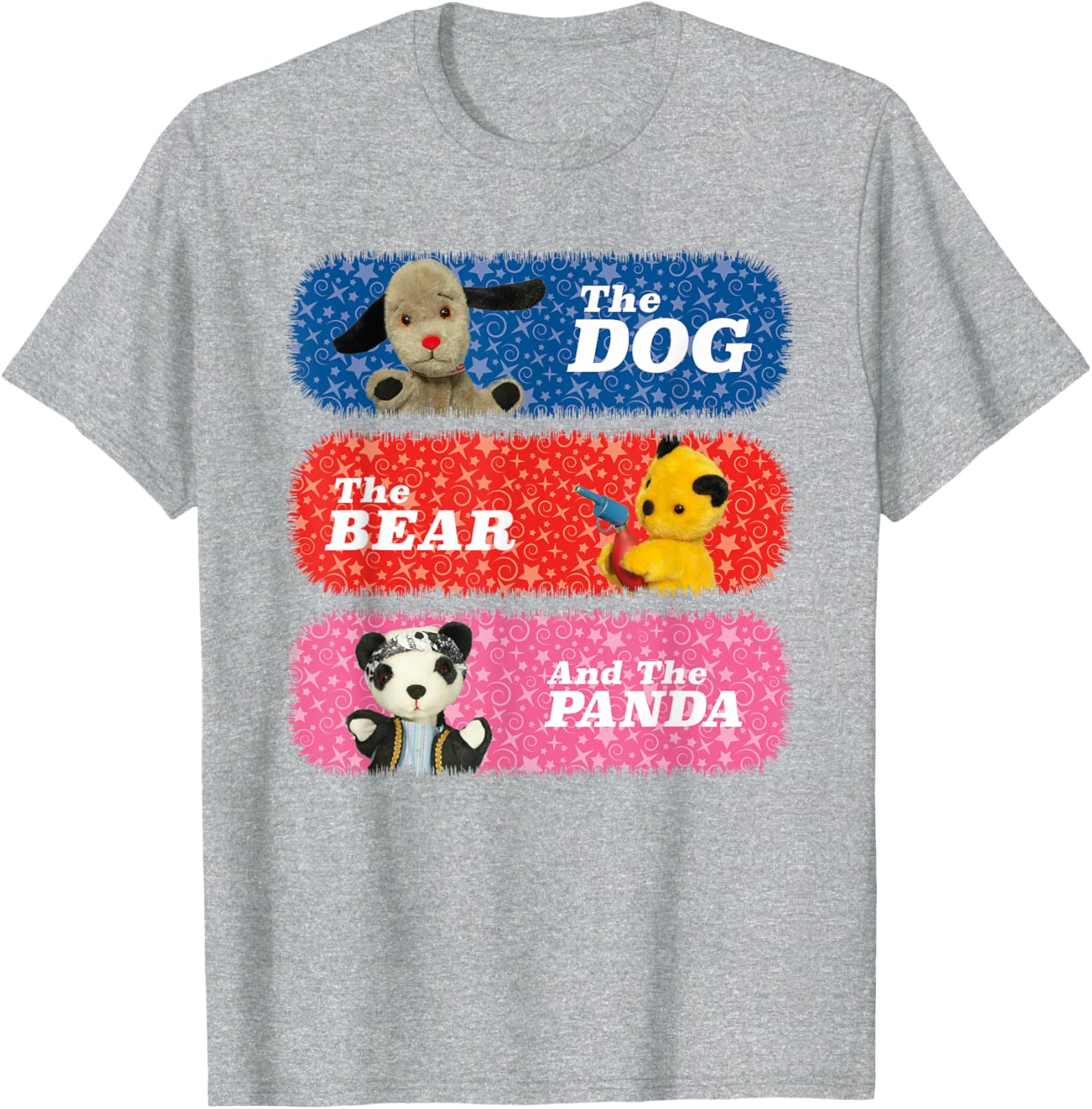 Sooty Sweep and Soo the Dog Bear Panda T-Shirt for Kids and Adults - 1