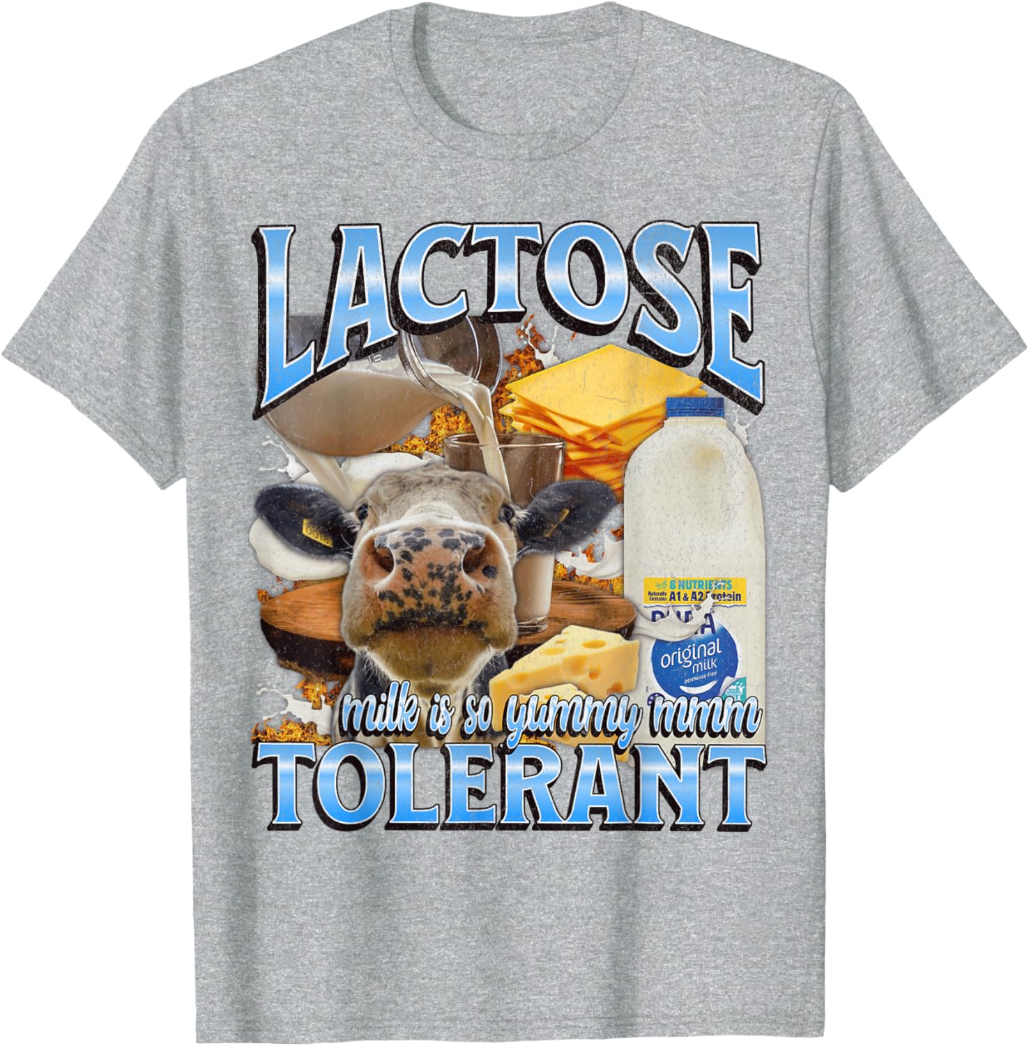 Funny IBS Meme T-Shirt for Lactose Tolerant Humor Lovers - 3