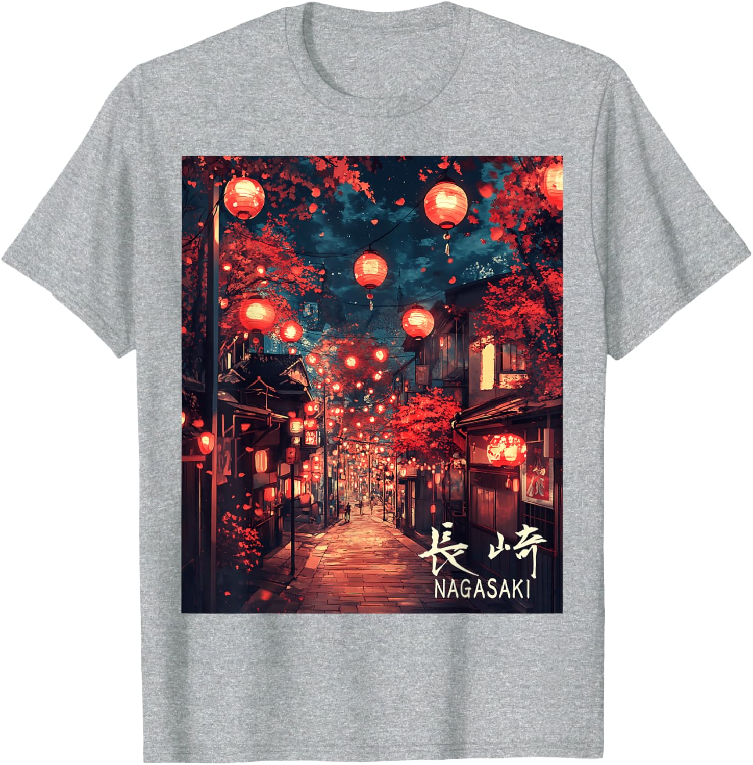 Japan Village Nagasaki Lantern Festival Streetwear T-Shirt for Unique Style - 9