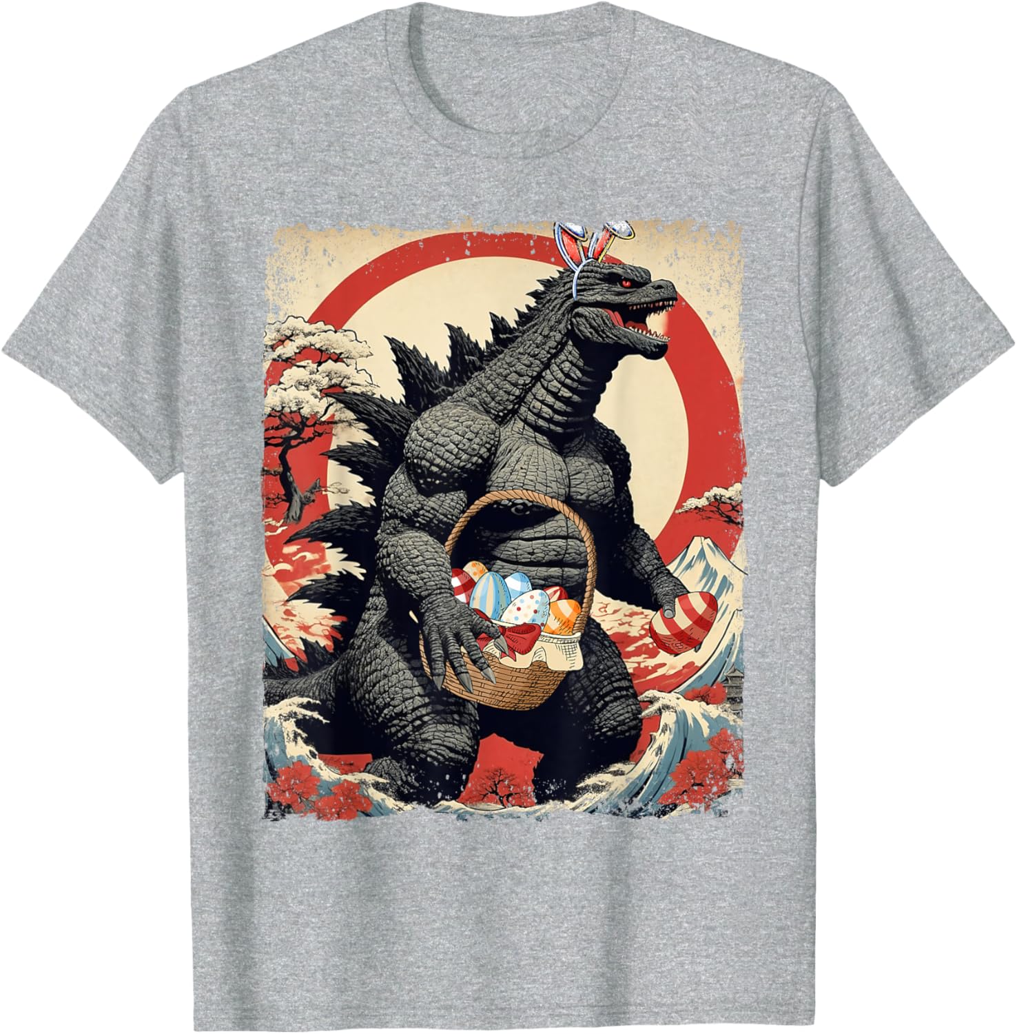 Kaiju Easter Vintage Shirt for Kids featuring Monster Eggs T-Shirt - 8